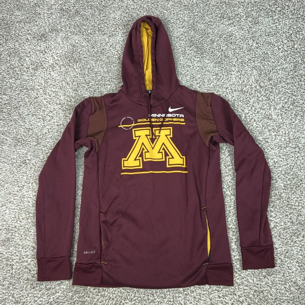 Minnesota Golden Gophers Sweatshirt Hoodie Mens Medium Red NCAA Football‎ Nike